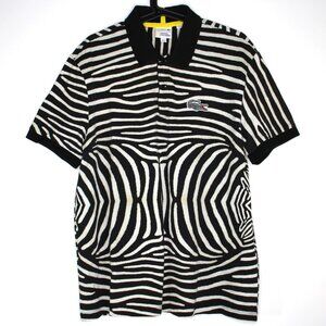 Lacoste x National Geographic Mens 2XL Big Croc Zebra Polo Shirt RARE F1249